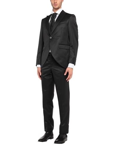 Luciano Soprani Suits In Black