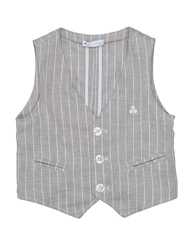 PEUTEREY Waistcoat Beige 55% Linen, 45% Rayon