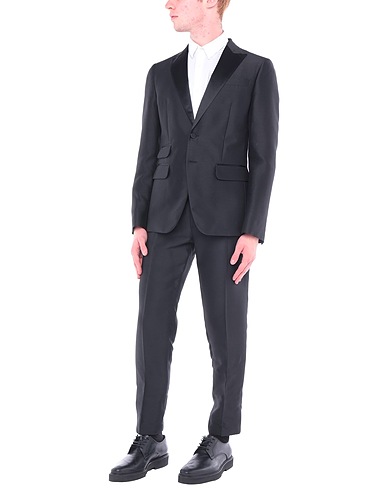 DSQUARED2 Suits Black 54% Wool, 46% Silk