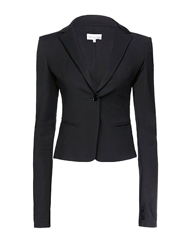 PATRIZIA PEPE Giacca Nero 48% Cotone, 45% Poliammide, 7% Elastan