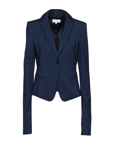 PATRIZIA PEPE Giacca Blu 48% Cotone, 45% Poliammide, 7% Elastan