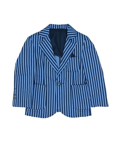 NEILL KATTER Blazer Midnight blue 97% Cotton, 3% Elastane