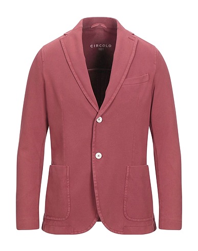 CIRCOLO 1901 Blazer Brick red 98% Cotton, 2% Elastane