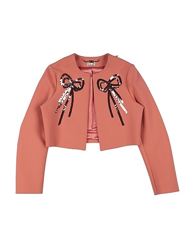 ELISABETTA FRANCHI Blazer Salmon pink 93% Polyester, 7% Elastane