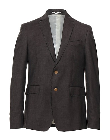 GRIFONI Blazer Testa di moro 99% Lana Vergine, 1% Elastan