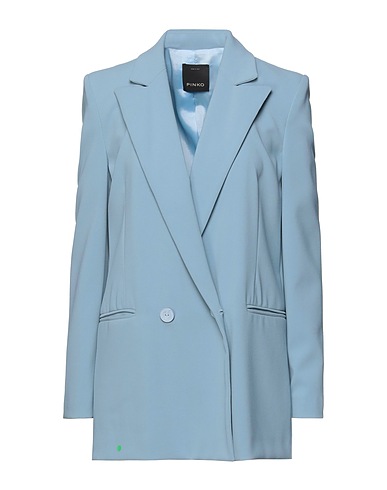 PINKO Blazer Pastel blue 98% Polyester, 2% Elastane