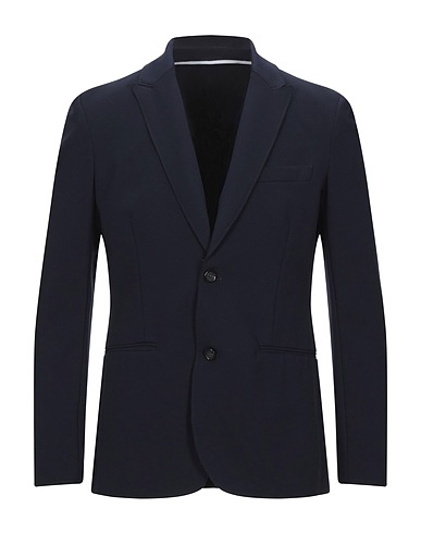 PAOLO PECORA Blazer Blu notte 56% Viscosa, 36% Poliammide, 8% Elastan