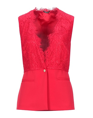 MARCIANO by GUESS Blazer Red 60% Nylon, 34% Cotton, 6% Elastane, Polyester, Rayon
