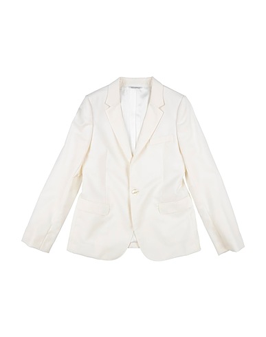 DOLCE&GABBANA Blazer White 80% Virgin Wool, 20% Silk