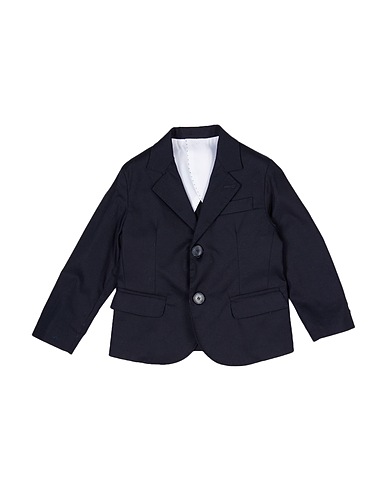 MANUELL & FRANK Blazer Midnight blue 98% Cotton, 2% Elastane