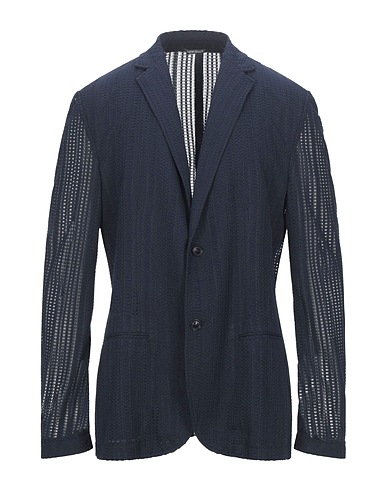 DANIELE ALESSANDRINI Blazer Midnight blue 100% Polyester