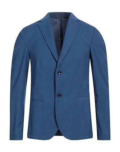 DANIELE ALESSANDRINI HOMME Blazers Taubenblau 69% Polyester, 29% Viskose, 2% Elastan
