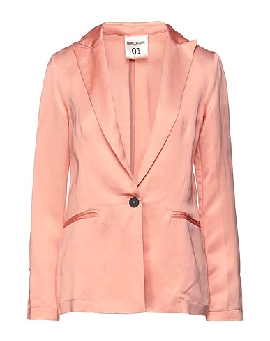 SEMICOUTURE Giacca Salmone 40% Viscosa, 33% Lino, 27% Acetato