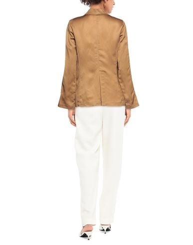 Shop Semicouture Woman Blazer Marigold Size 4 Viscose, Linen, Acetate In Yellow