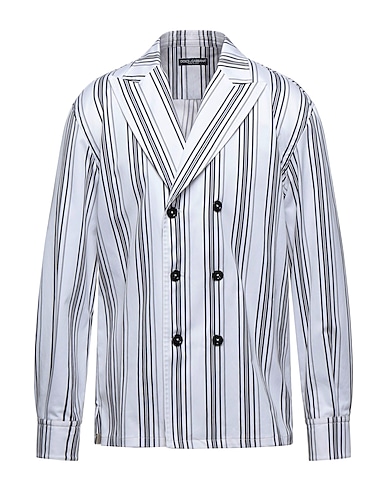 DOLCE&GABBANA Blazer Bianco 58% Cotone, 39% Poliammide, 3% Elastan