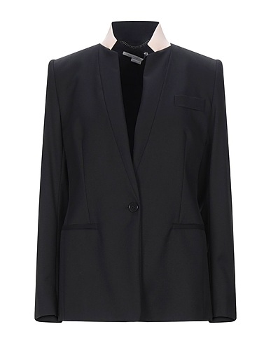 STELLA McCARTNEY Americana Negro 100% Lana, Viscosa, Algodón