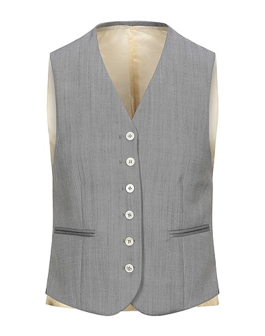 GOLDEN GOOSE Suit vest Grey 100% Wool