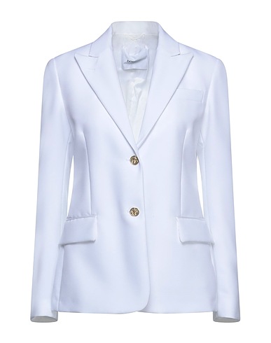 DONDUP Blazer White 100% Polyester