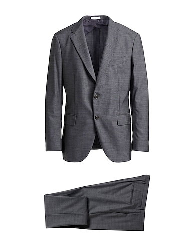 BOGLIOLI Suits Charcoal 100% Virgin Wool