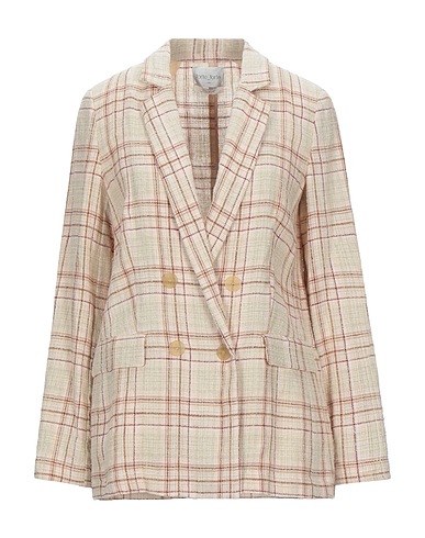 FORTE_FORTE Blazer Beige 82% Linen, 12% Cotton, 6% Polyamide