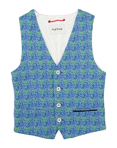 MYTHS Anzugweste Blau 97% Baumwolle, 3% Elastan