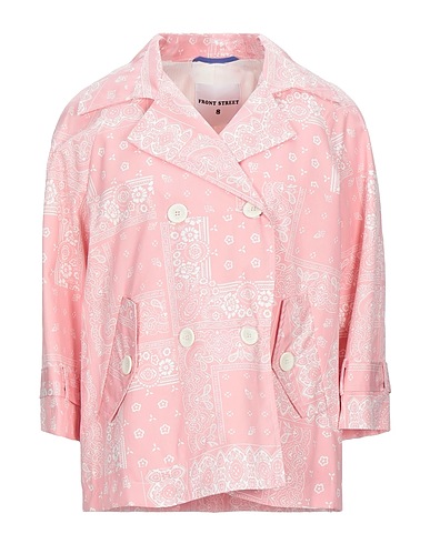FRONT STREET 8 Caban e doppio petto Rosa 100% Cotone
