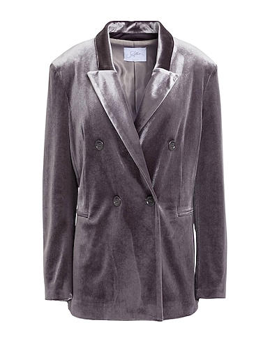 SOALLURE Blazer Grey 92% Polyester, 8% Elastane