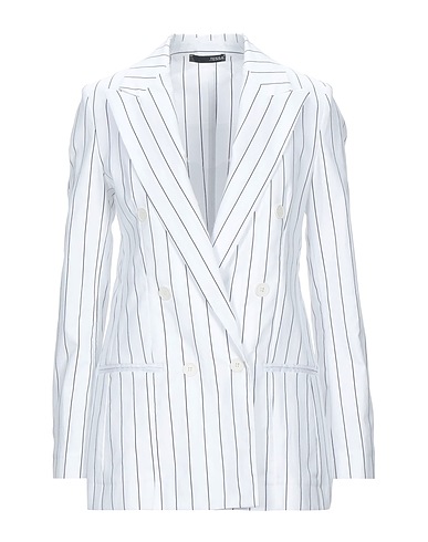.TESSA Blazer White 92% Cotton, 8% Polyester