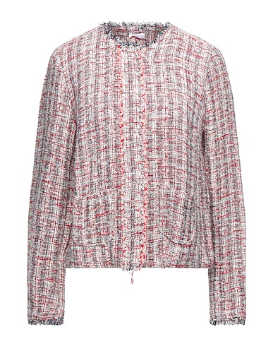 ROSSOPURO Giubbotto Rosso 68% Cotone, 26% Viscosa, 5% Acrilico, 1% Altre Fibre