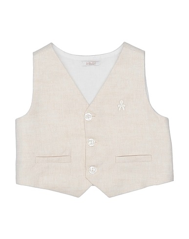 LE BEBÉ Waistcoat Beige 100% Linen