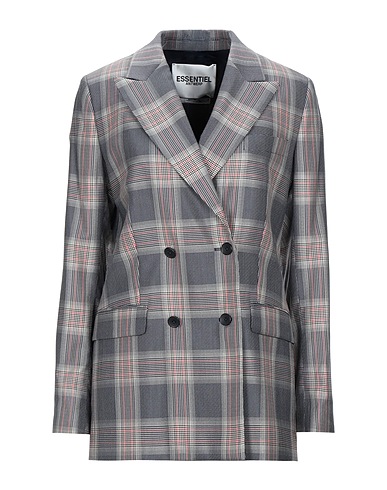 ESSENTIEL ANTWERP Blazer Midnight blue 47% Acetate, 37% Polyester, 16% Viscose