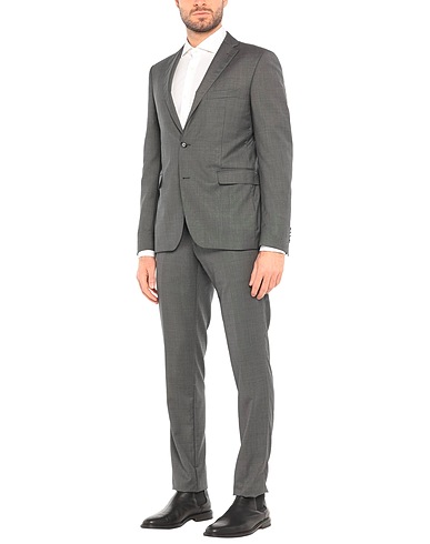 TAGLIATORE Suits Lead 100% Super 130s Wool