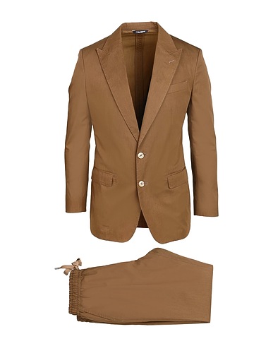 DOLCE&GABBANA Abito Marrone 85% Cotone, 15% Seta
