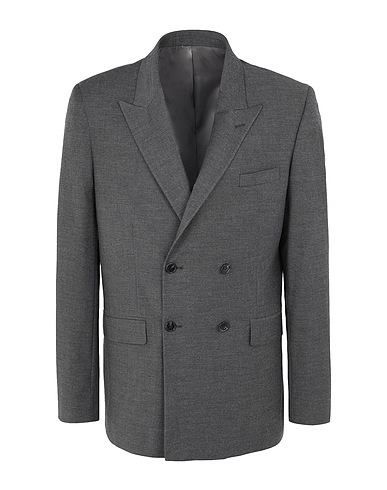 8 by YOOX Blazer Charcoal 63% Polyester, 35% Viscose, 2% Elastane