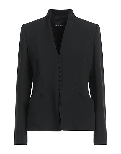 EMPORIO ARMANI Blazer Black 50% Viscose, 47% Acetate, 3% Elastane, Polyester