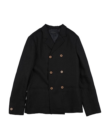 SKILL_OFFICINE Blazer NERO 100% Linen