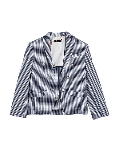 DANIELE ALESSANDRINI Blazer Blue 65% Polyester, 33% Viscose, 2% Elastane