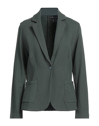 MAJESTIC FILATURES Blazer Dark green 96% Viscose, 4% Elastane
