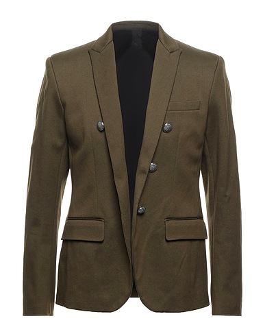 BALMAIN Blazer Military green 100% Cotton