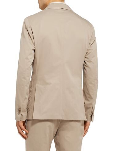 Shop Montedoro Man Blazer Beige Size 40 Polyester