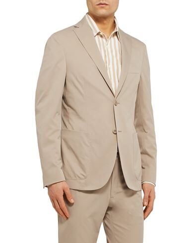 Shop Montedoro Man Blazer Beige Size 40 Polyester