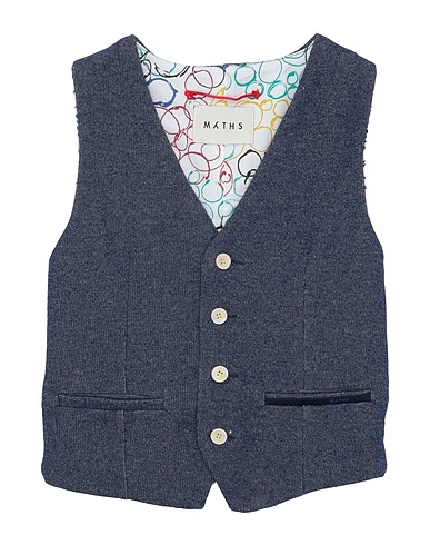 MYTHS Waistcoat Midnight blue 75% Cotton, 20% Polyester, 5% Elastane