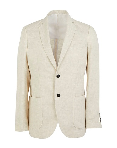 8 by YOOX Blazer Beige 100% Linen