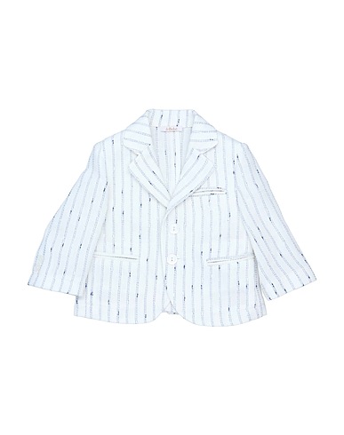 LE BEBÉ Blazer White 50% Linen, 47% Cotton, 3% Polyamide