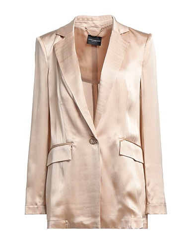 ATOS LOMBARDINI Blazer Light brown 65% Acetate, 35% Silk