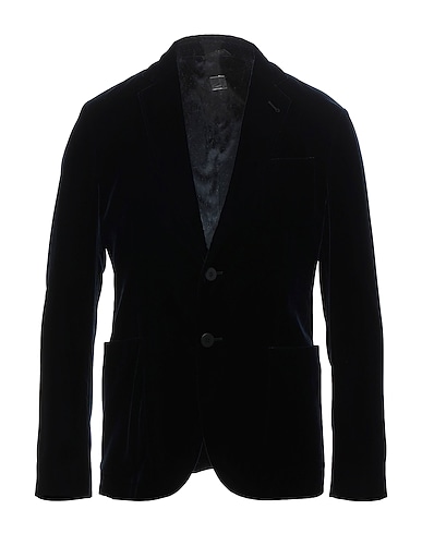 GIORGIO ARMANI Blazer Midnight blue 66% Viscose, 32% Cupro, 2% Elastane