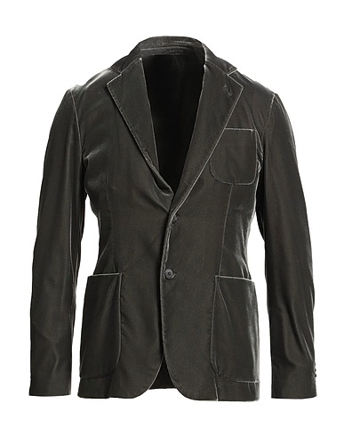 GIORGIO ARMANI Blazer Lead 66% Viscose, 32% Cupro, 2% Elastane