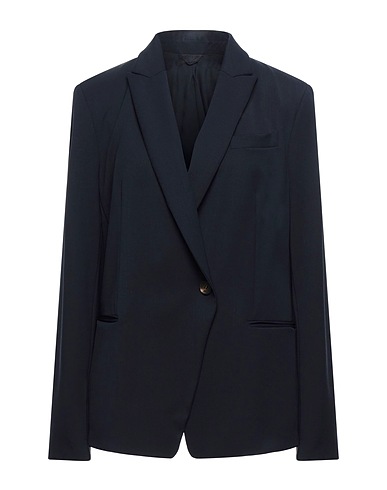 BRUNELLO CUCINELLI Blazer Midnight blue 76% Virgin Wool, 22% Polyamide, 2% Elastane, Brass