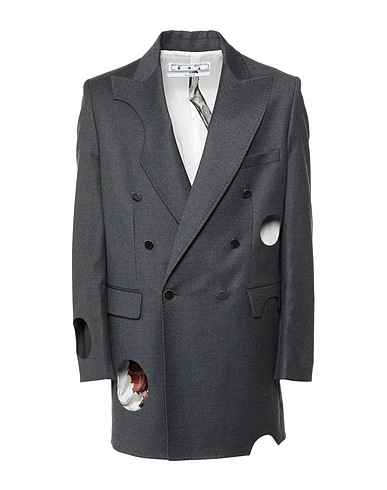 OFF-WHITE™ Blazer Grey 99% Virgin Wool, 1% Elastane