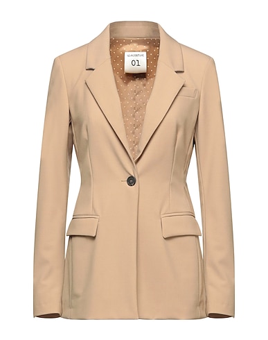 SEMICOUTURE Blazer Beige 53% Polyester, 43% Virgin Wool, 4% Elastane